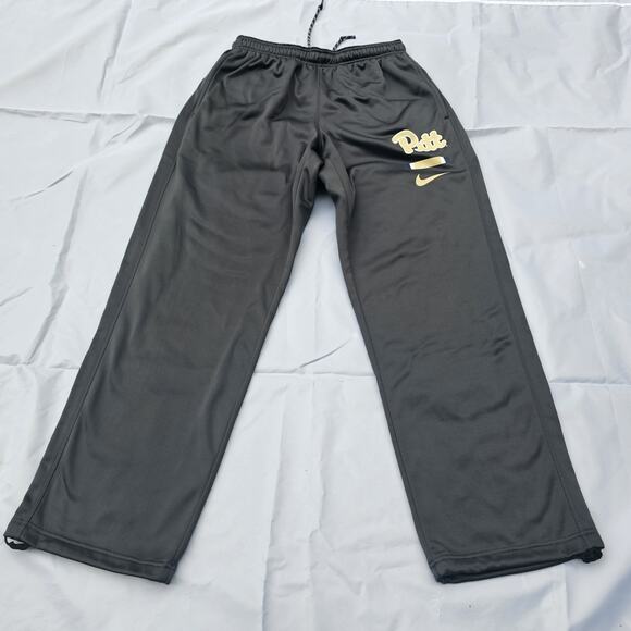 NIKE PITT Football Grey Dri- Fit Athletic Sweatpants Men’s Size Large - Picture 1 of 9